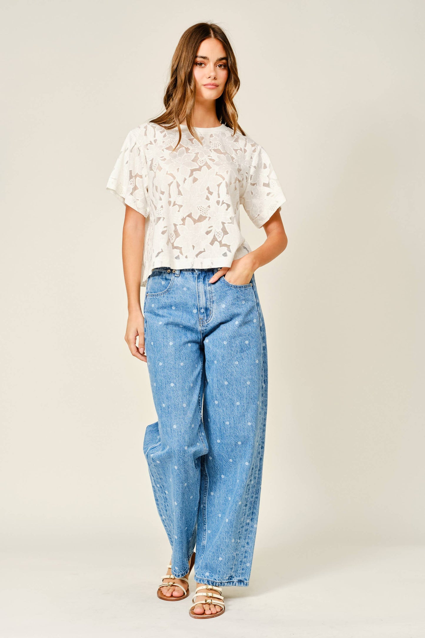 Lace Floral TShirt