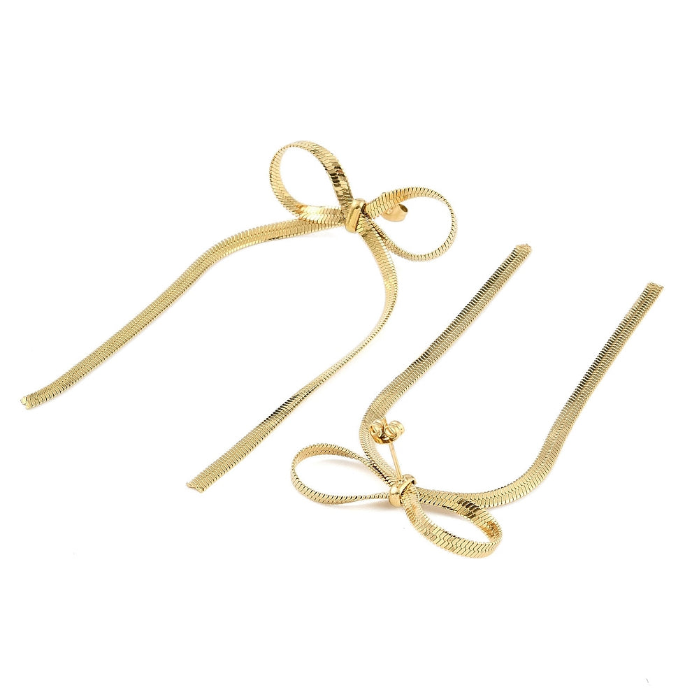 Long Bow Earrings