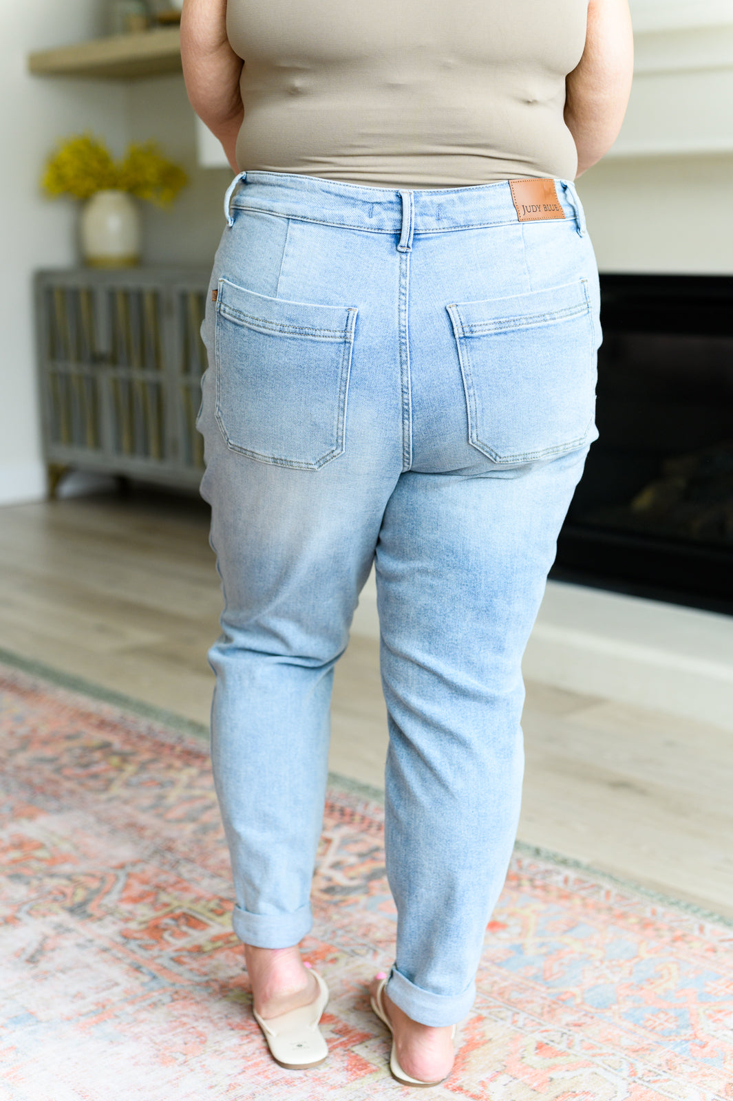 Must Have Cooper High Rise Vintage Denim Jogger