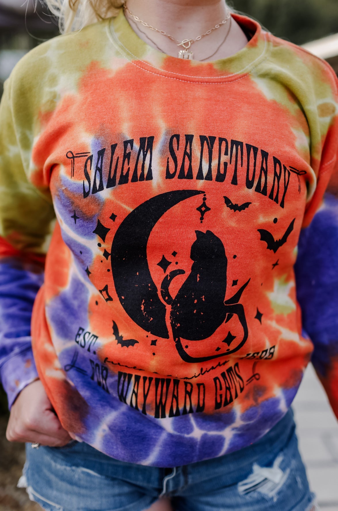 Salem Sanctuary (Tie Dye Sweatshirt)