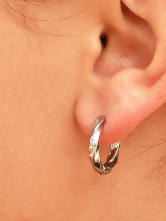 18K PVD Stainless Steel Hoop Earrings