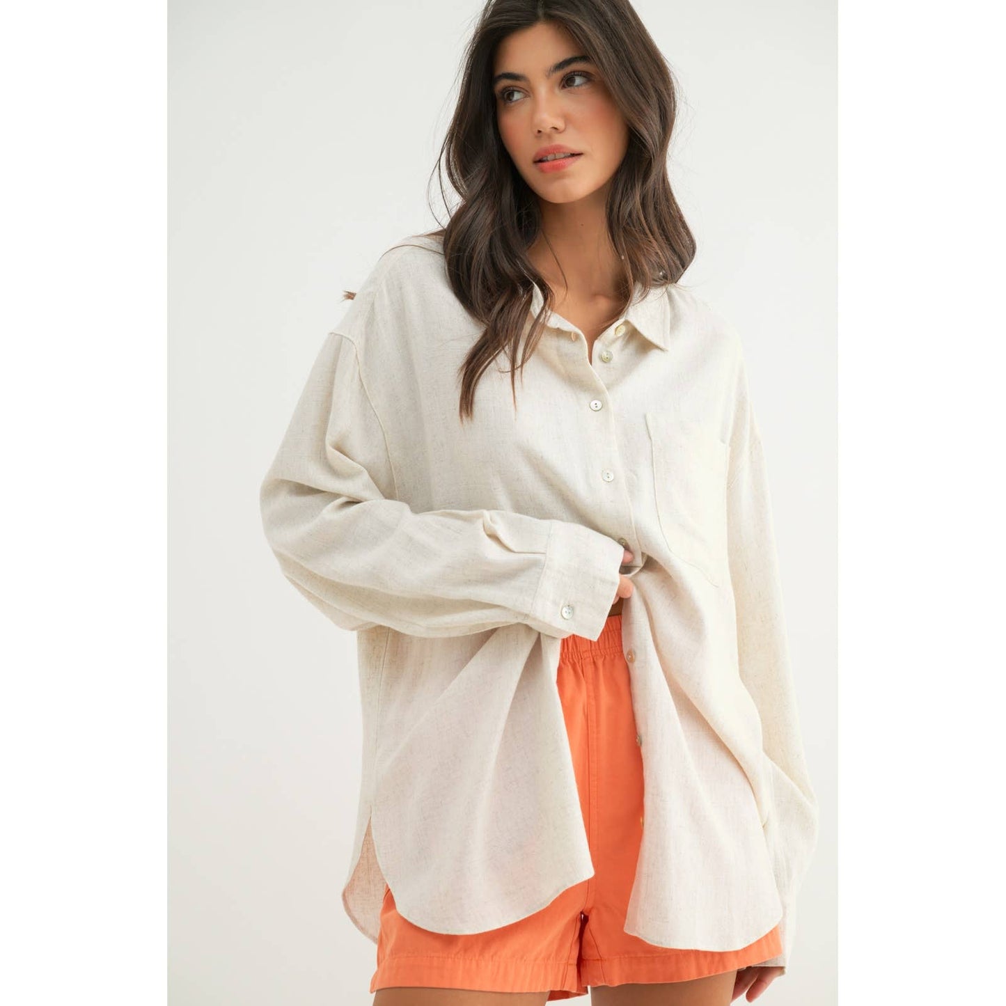 Brunch Linen Button Up