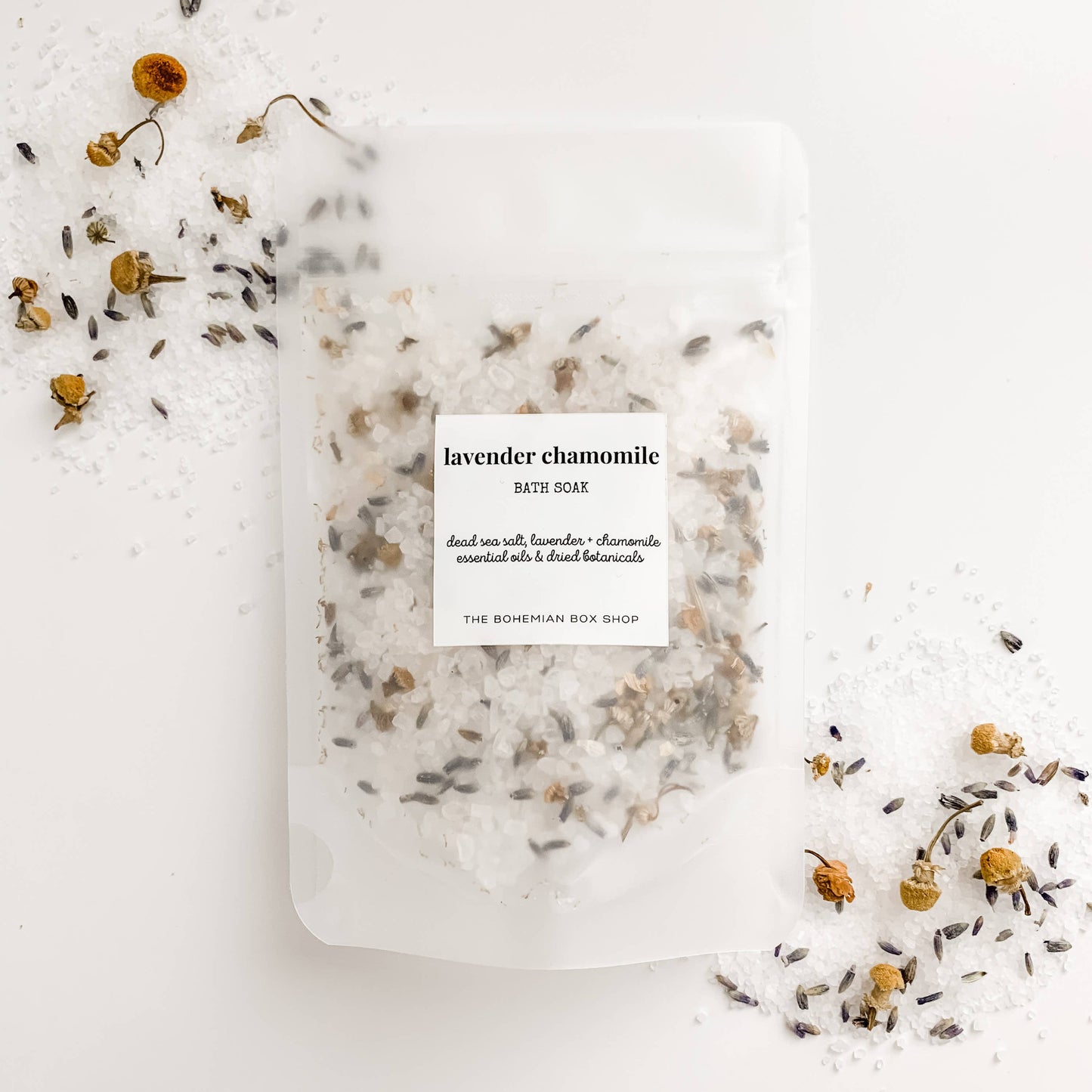 Lavender Chamomile Bath Soak Packet - 2oz or 4oz Bath Salts