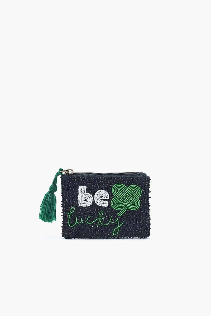 Inspirational Phrase Embellished Mini Pouches