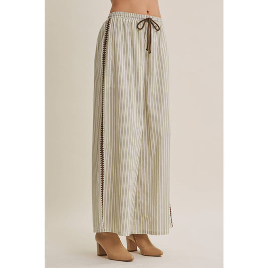 Mediterranean Artisan Stripe Pants