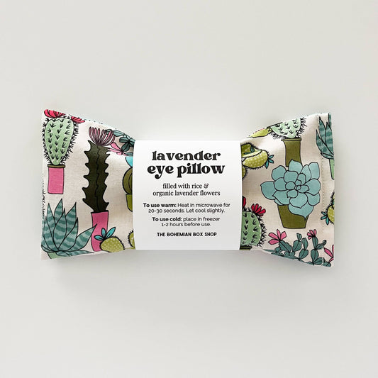 Lavender Eye Pillow - Succulents