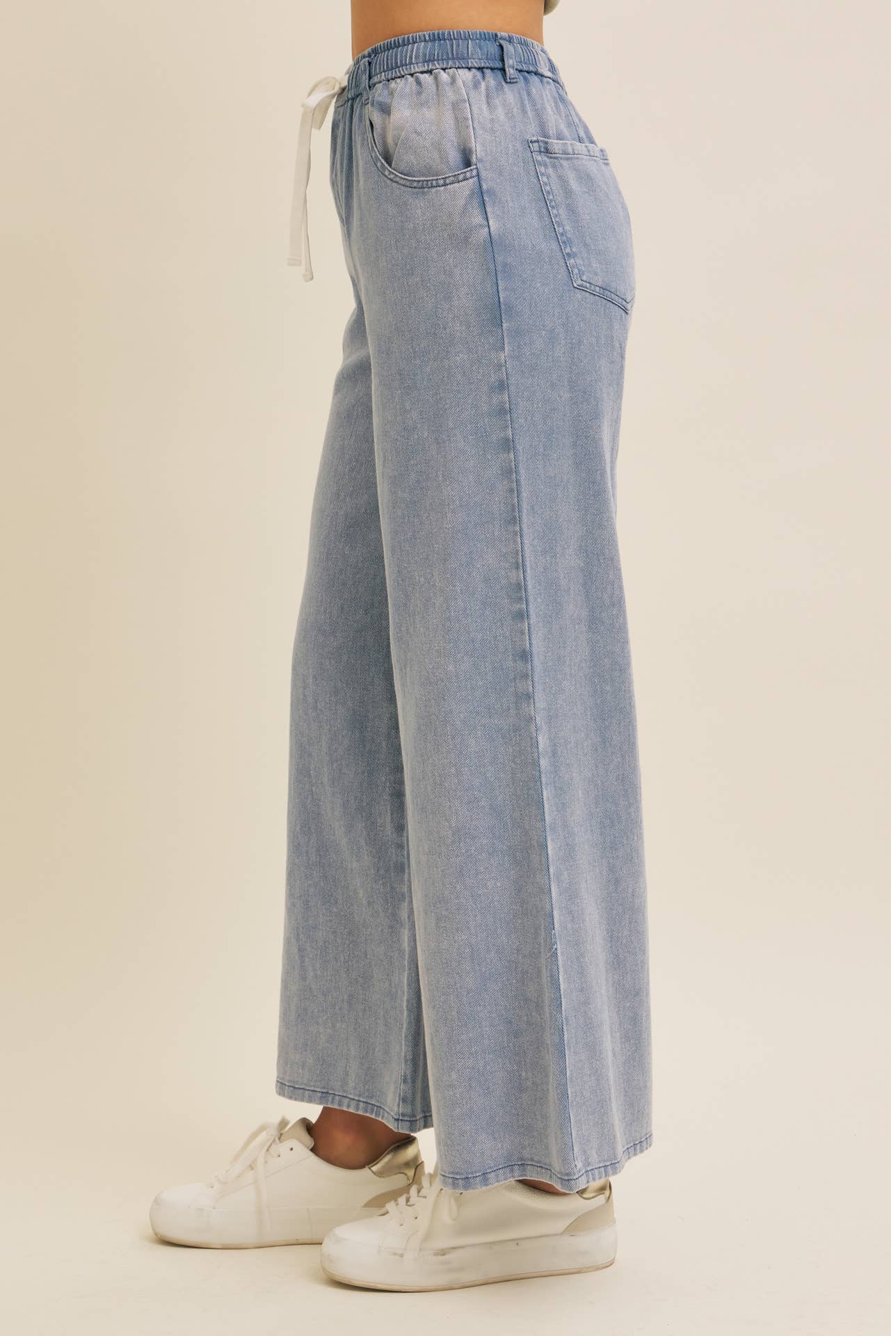 Sadie Wide Leg Denim Pants