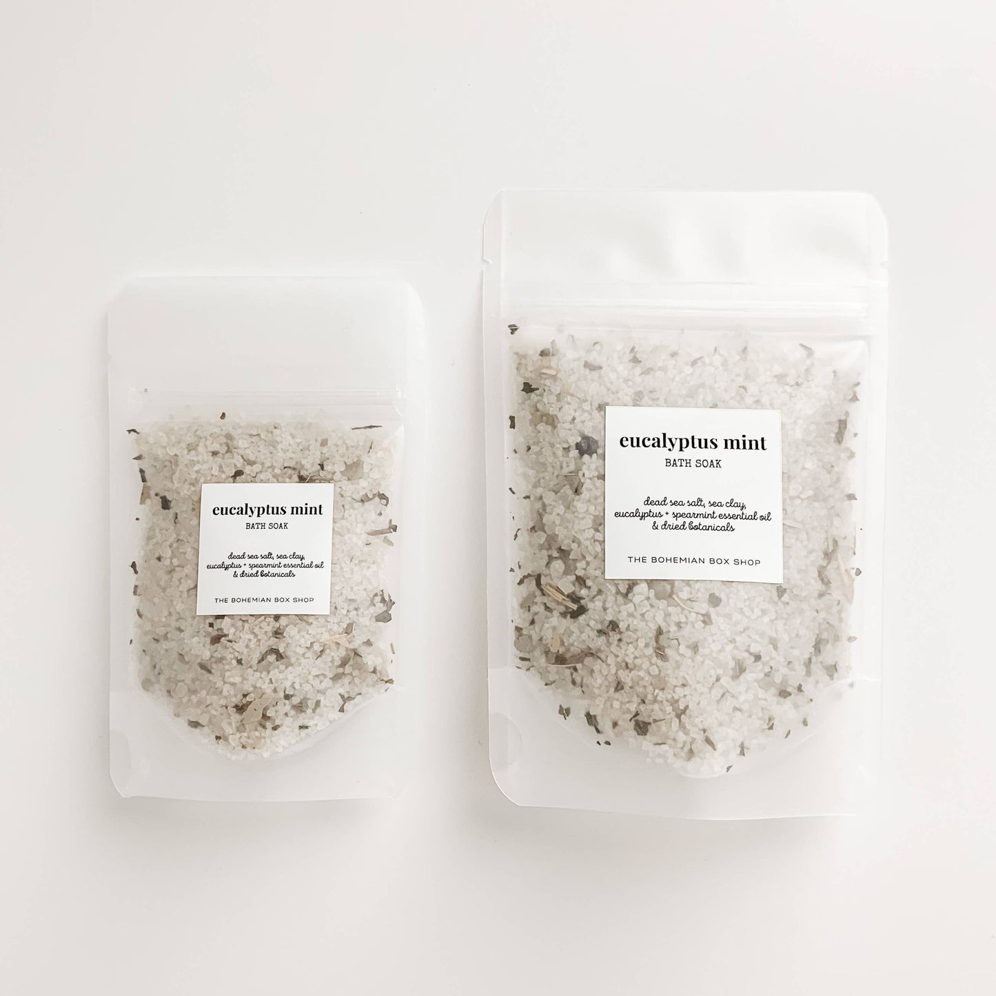 Eucalyptus Mint Bath Soak Packet - 2oz or 4oz Bath Salts