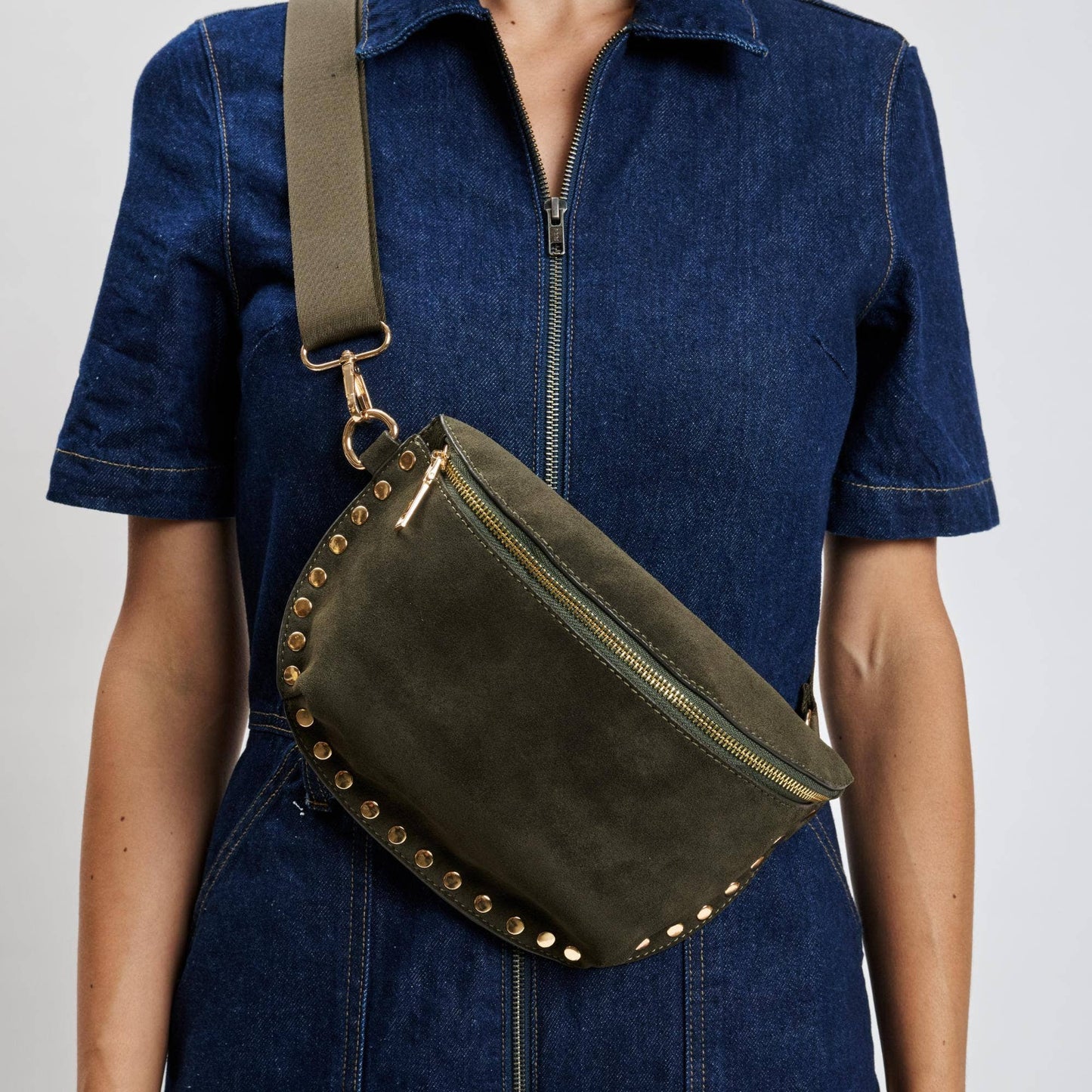 Gizelle-Suede Belt Bag
