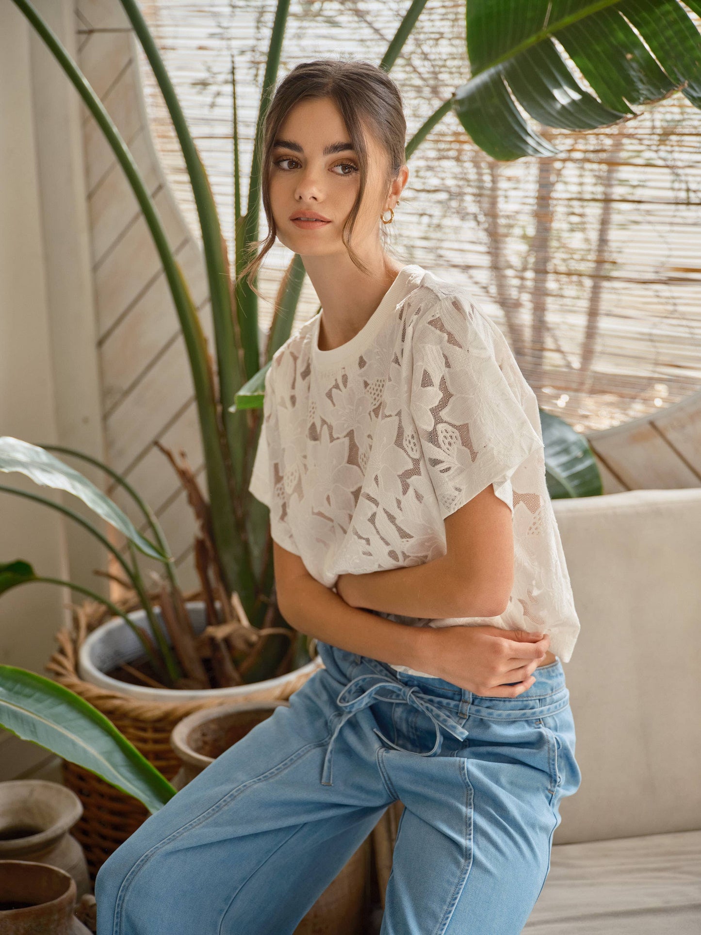 Lace Floral TShirt