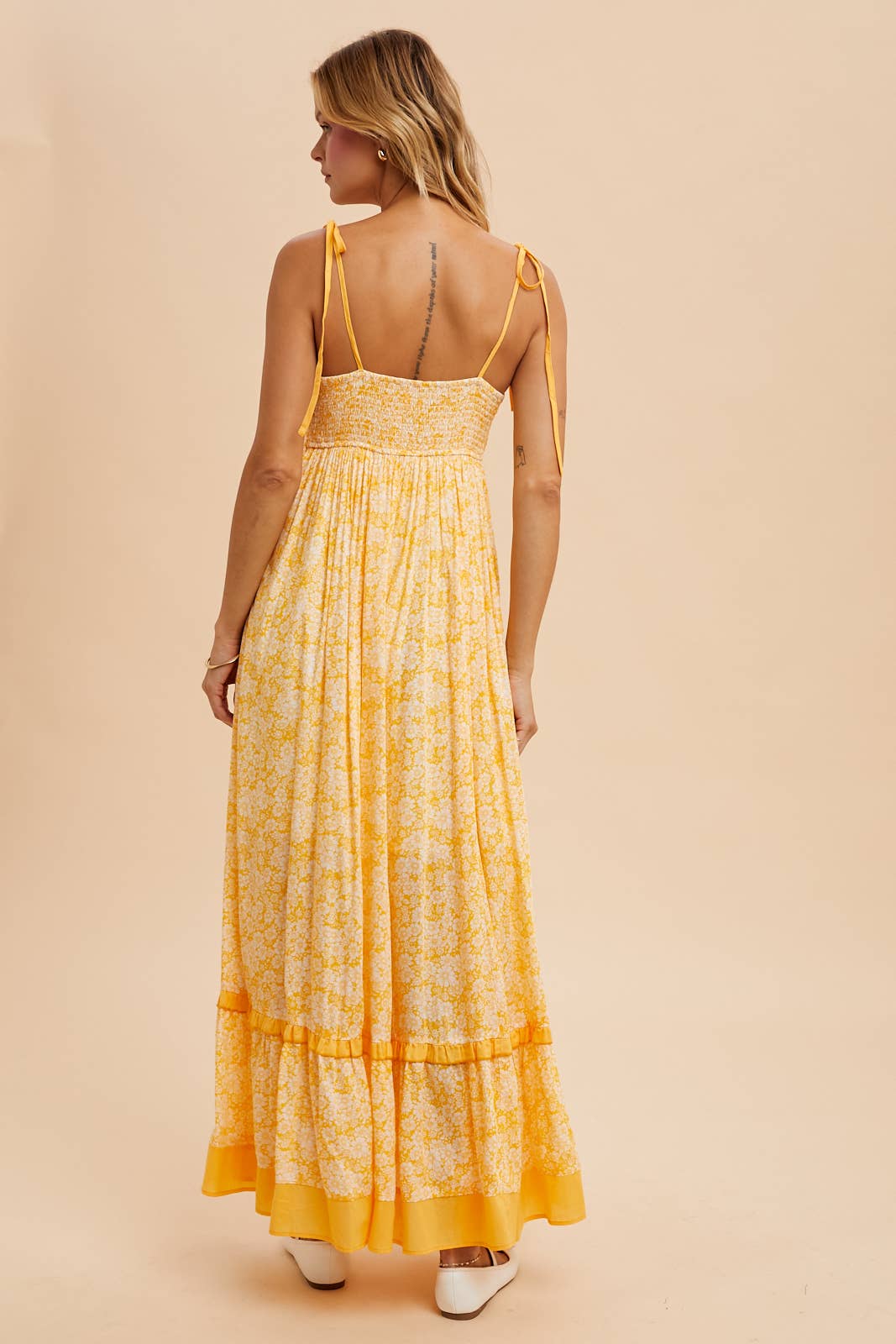 Mellow Yellow Floral Maxi