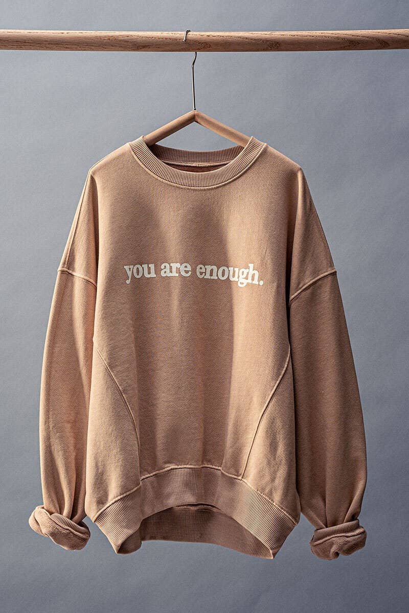 You are Enough Crewneck Sweater