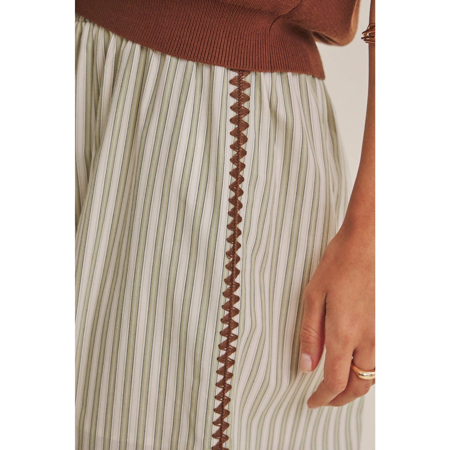 Mediterranean Artisan Stripe Pants