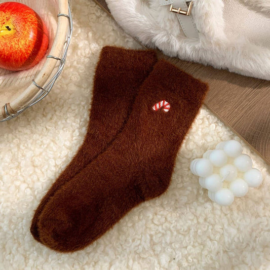 Embroidered Winter Socks