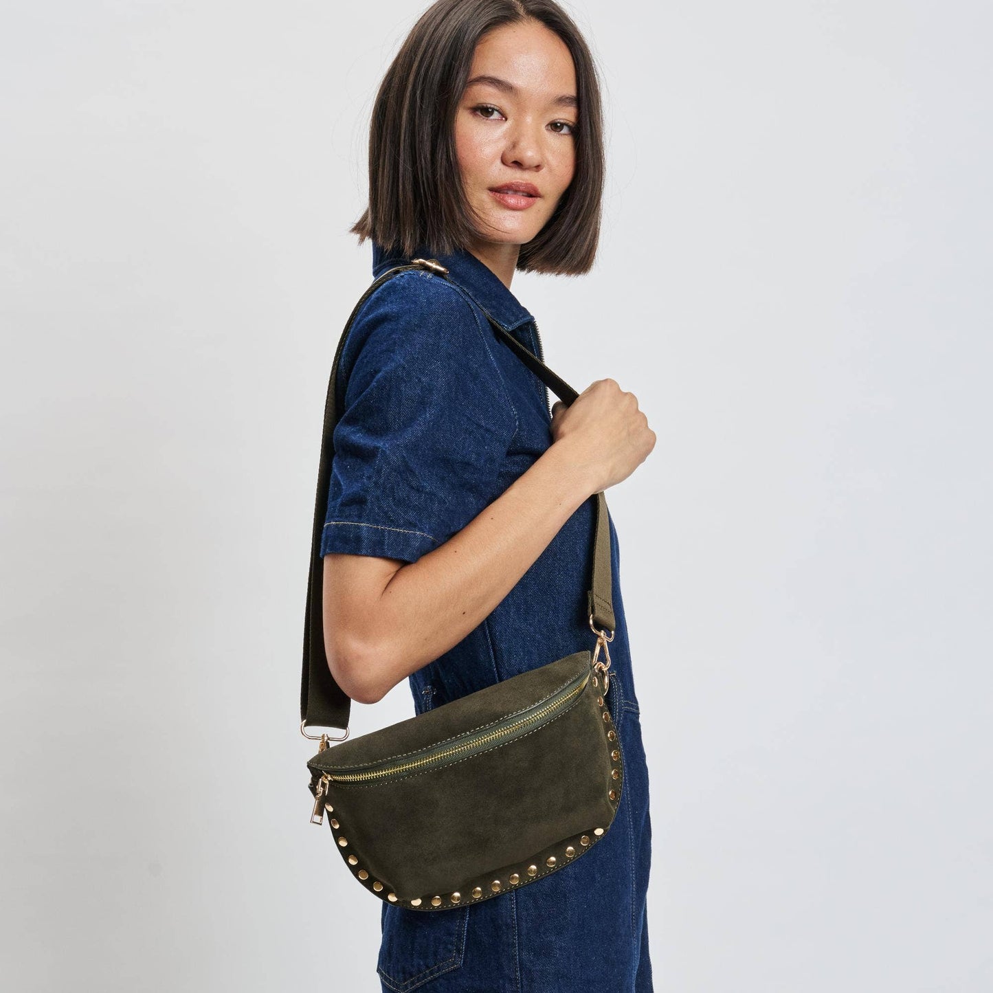 Gizelle-Suede Belt Bag
