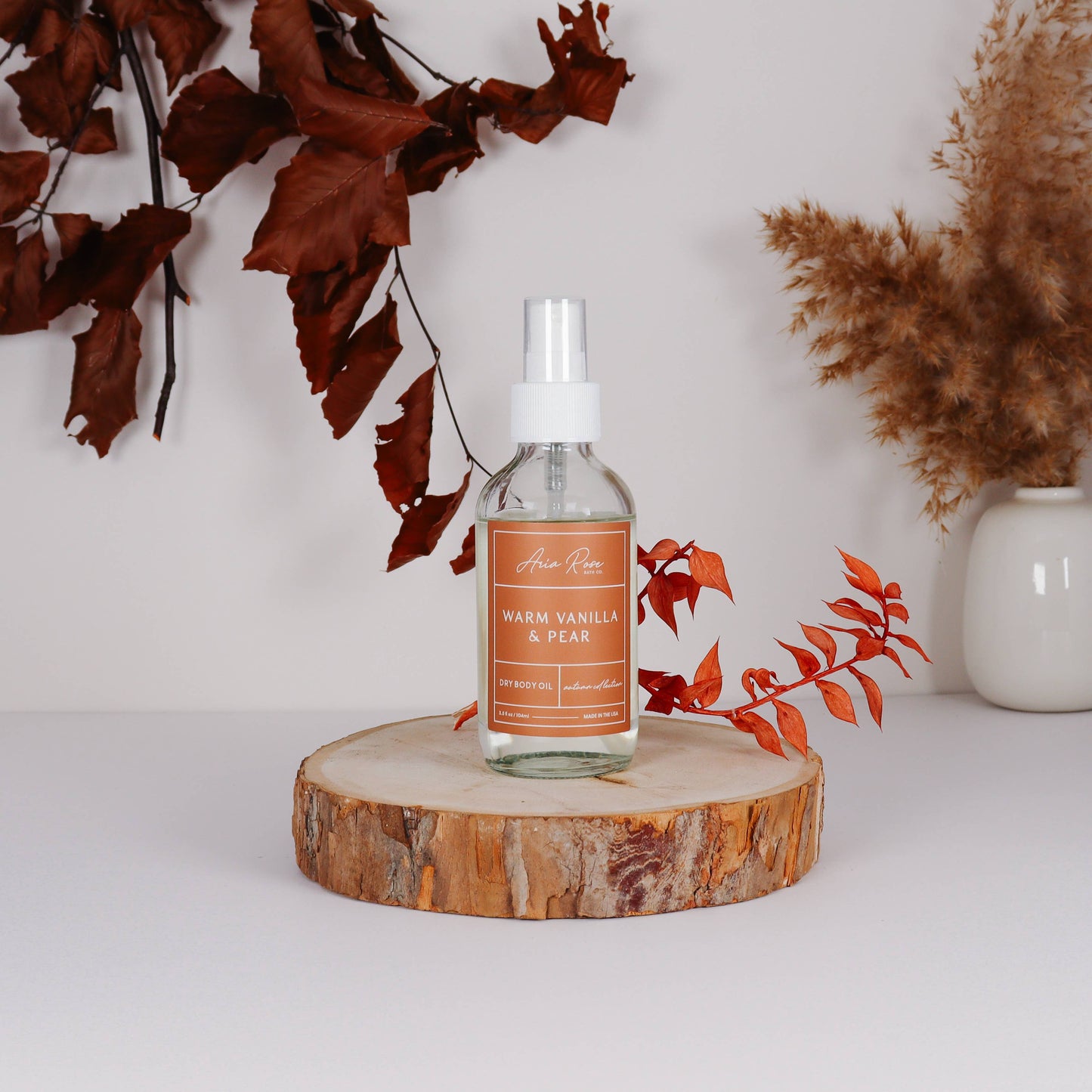 Warm Vanilla & Pear Dry Body Oil - Autumn Collection