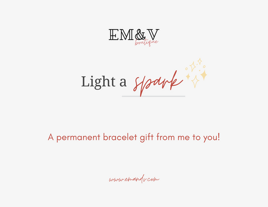 Permanent Bracelet Gift Card